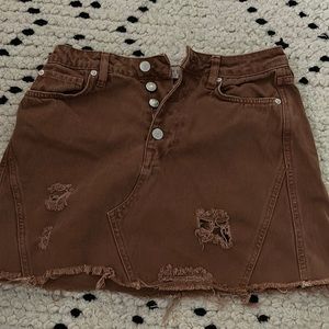Free people mini skirt in great conditon